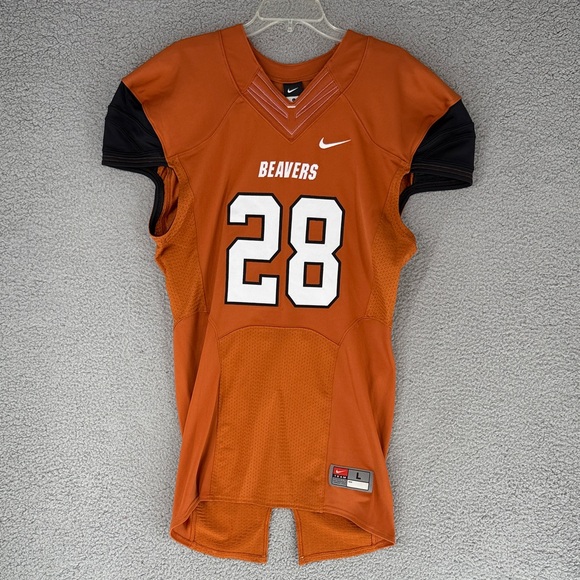 Oregon State Beavers Nike Jersey Orange and Black Men’s Large NCAA players NWT